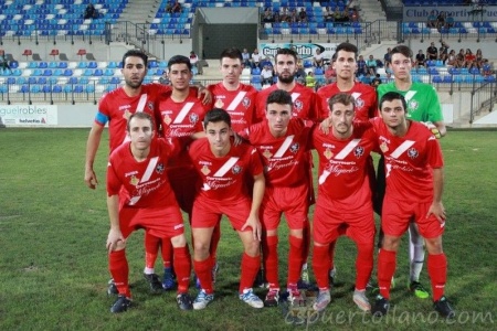 Equipo titular del Manzanares CF en Puertollano. Fuente: cspuertollano.com