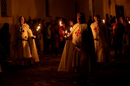 Procesión de las antorchas captada por José Antonio Romero