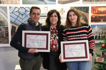 Entrega de premios del concurso de maridaje de las novenas jornadas 'Manzanares, Tierra de Vinos'