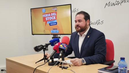 Pablo Camacho en la rueda de prensa de presentación de la Feria del Stock 2025