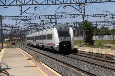 Imagen de archivo. Estación de tren de Manzanares