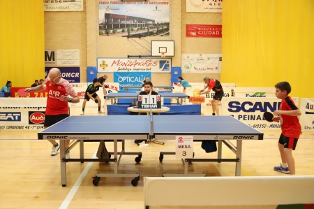 Fase de ascenso a la 2ª división nacional de tenis de mesa en Manzanares