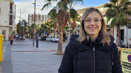 Laura Carrillo ha presentado la campaña con motivo del 25N en la calle Toledo