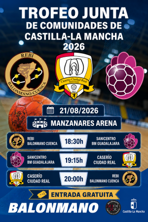 Cartel de la final del Trofeo JCCM de balonmano Cartel de la final del Trofeo JCCM de balonmano