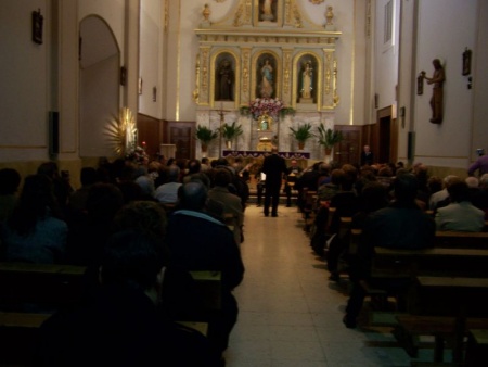 Sotomayor en la Iglesia de las Monjas de Clausura