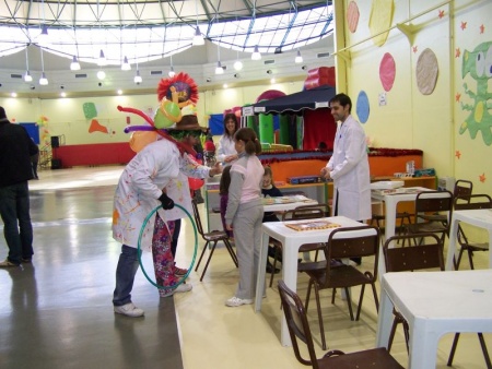 Actividad de animación en Diverinfancia 2010