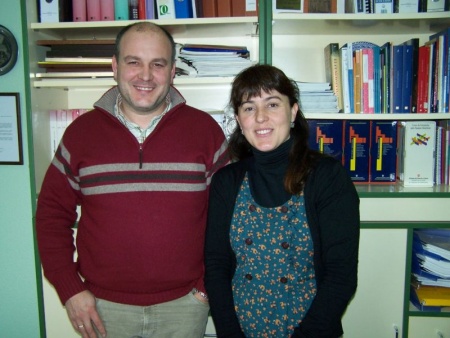 Mariano Romero y Clara Serrano