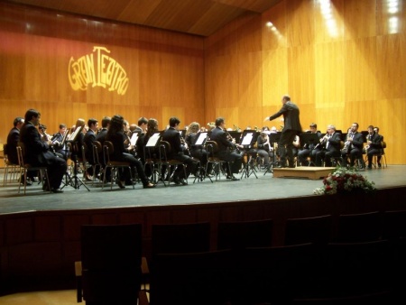 Banda de Música "Julián Sánchez Maroto". Concierto Sacro en el Gran Teatro