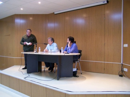 Antonio Caba durante la clausura del tercer curso