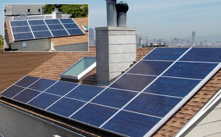 Paneles solares en viviendas