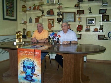 Navas y Nieto-Márquez en la presentación del Encuentro 2011