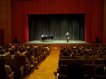 Imagen de archivo de una audición de la Escuela de Música