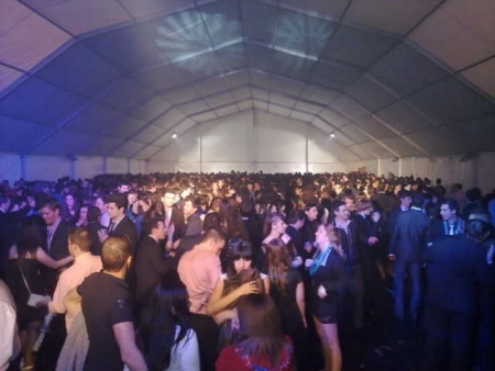 La Carpa, en la fiesta de Nochevieja