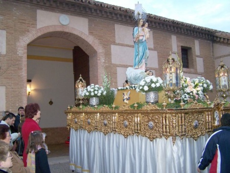 Imagen de archivo de la procesión de la Virgen de la Paz