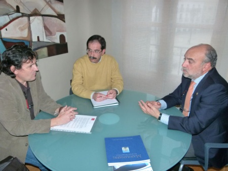 Matías Barchino, Manuel Martín-Gaitero y Antonio López de la Manzanara