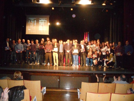 Foto de familia con todos los premiados