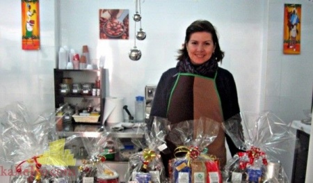 Irene Montoya en su tienda