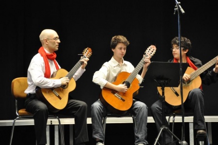 Alumnos de la escuela de música