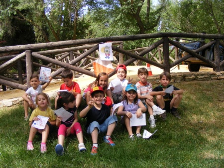 Alumnos de Altagracia en el parque