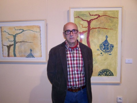 Juan Sanchez en exposición, archivo