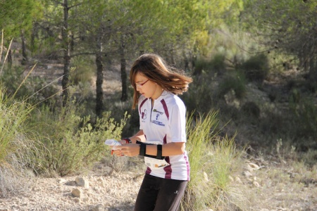 Marta Molina durante la prueba