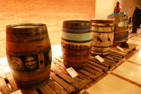 Arte en Barricas en el Gran Teatro