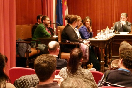 Juan Gabriel Muñoz en una intervención durante el Pleno extraordinario