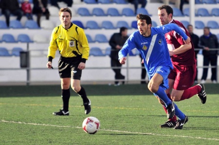 Momento del partido. Foto; Roque Cuesta