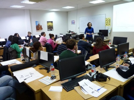 Momento del curso de fotografía