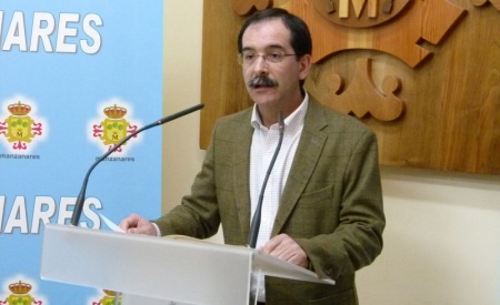 Manuel martín Gaitero en rueda de prensa