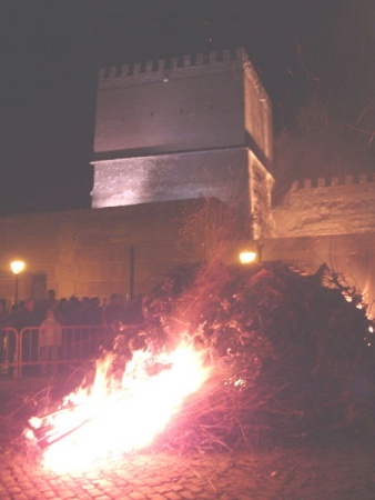 Imagen de archivo de la hoguera de San Blas