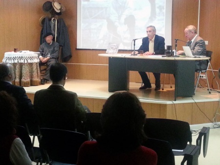 Momento de la presentación del libro "Manzanares. Recuerdos de otra época"