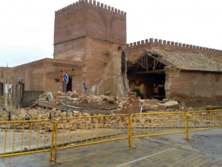 Torre derrumbada del Castillo Pilas Bonas