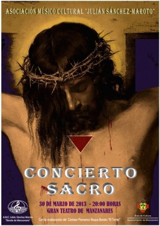 Cartel de Concierto Sacro 2013