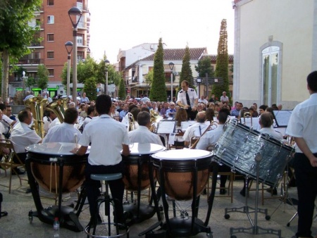 Banda Julián Sánchez Maroto en plaza del Gran Teatro, Archivo