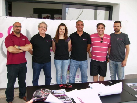 Concejal en la presentación de la I Copa Nacional de Pádel