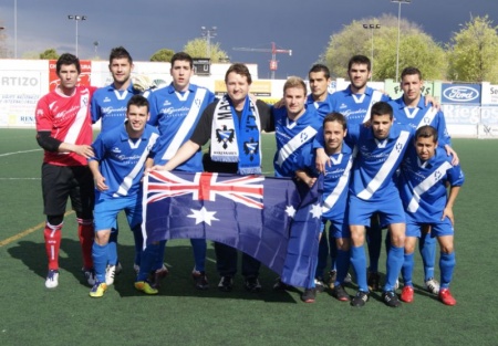 Nick Puñal con el CF Manzanares