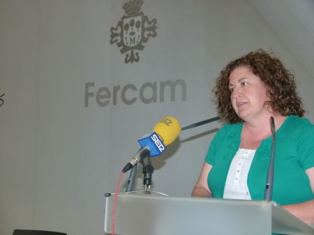 María José Aranda, durante la presentación de FERCAM 2013