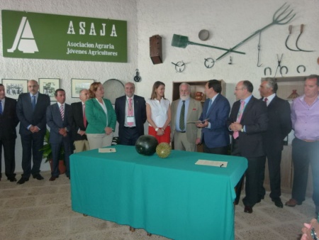 Acto de constitución de la Lonja del Melón y la Sandía en FERCAM