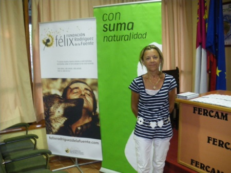 Fernanda Serrano, de la Fundación "Félix Rodríguez de la Fuente"