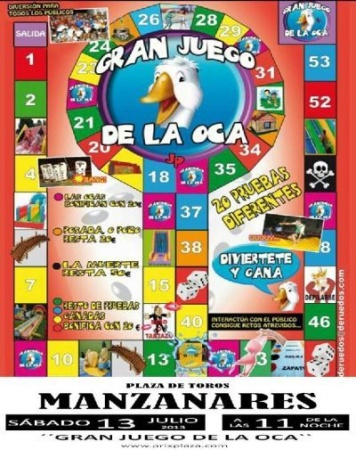 Cartel de "El Gran Juego de la Oca"