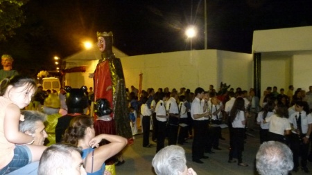 Pasacalles de Gigantes y Cabezudos durante la Feria y Fiestas 2012