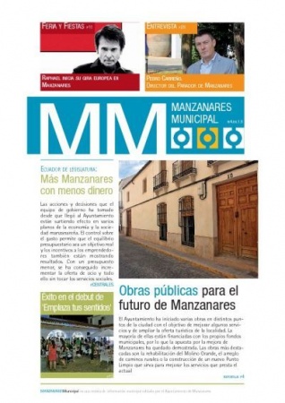 Portada del nº 4 de la revista "Manzanares "Municipal"