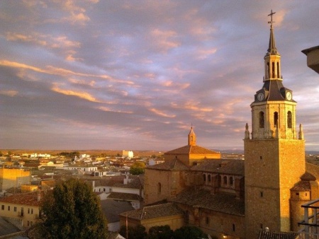 Fotografía aérea de la Plaza de la Constitución