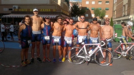 Miembros del Alucinatura en el Triatlón de Cuenca