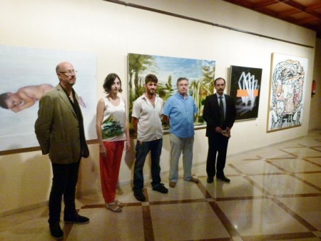 Morales Elipe, Valls, Redondo y Pérez Villegas, junto al concejal de Cultura, Manuel Martín-Gaitero