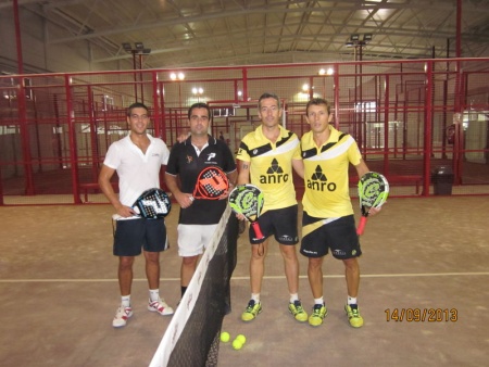 Finalistas absolutos del I Open de Pádel "Ciudad de ManzanaresW