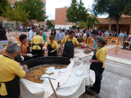 Las migas fueron las protagonistas de la fiesta