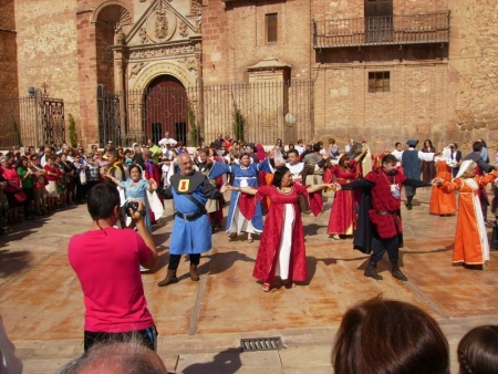 Actuación de los grupos de bailes de salón en las Jornadas 2012