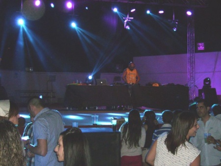 Kiko Rivera durante su participación en el Festival "Electrolatino" de la feria de Manzanares